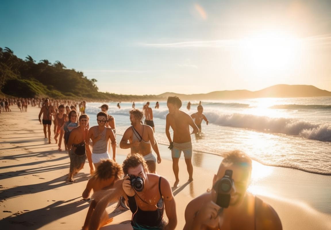 夏日海滩拍照误会记