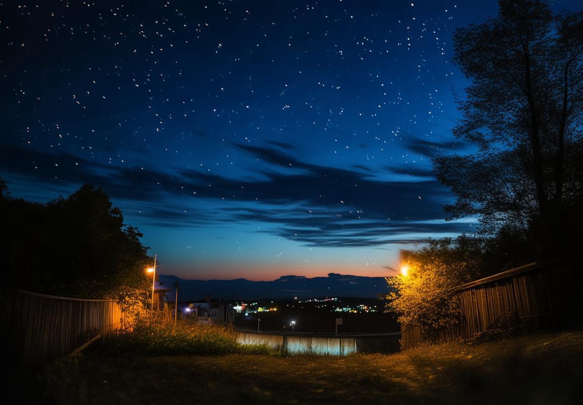 夜幕星空下的挑战：黑暗中的星星与灵魂探险