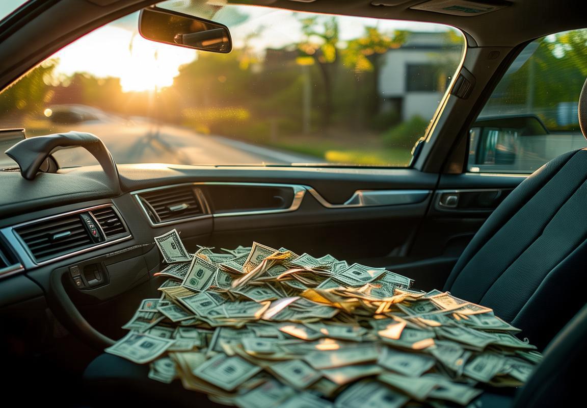 31万现金意外跌落车后座：惊喜与颠簸的蔚蓝瞬间