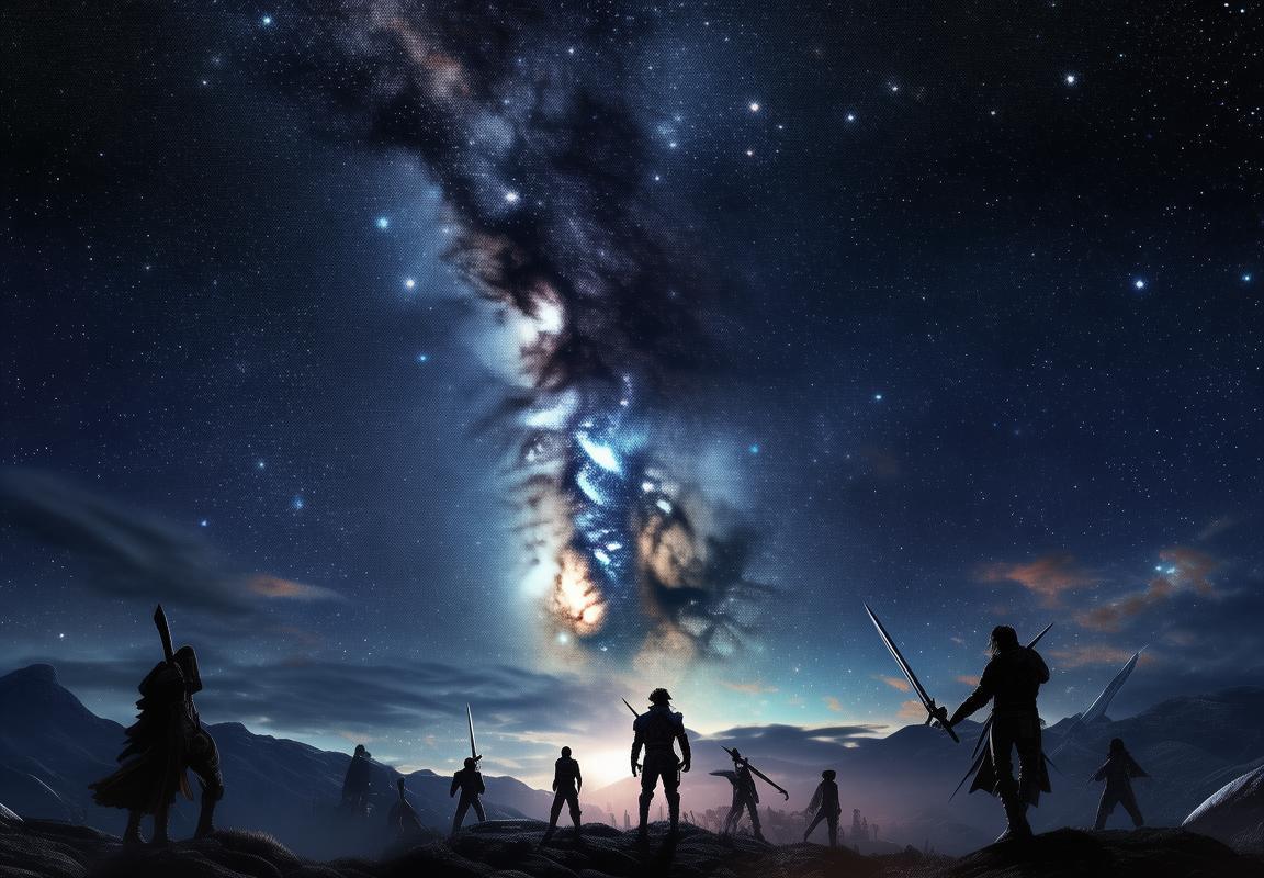 苍穹英雄传：星辰奥秘下的传奇之路