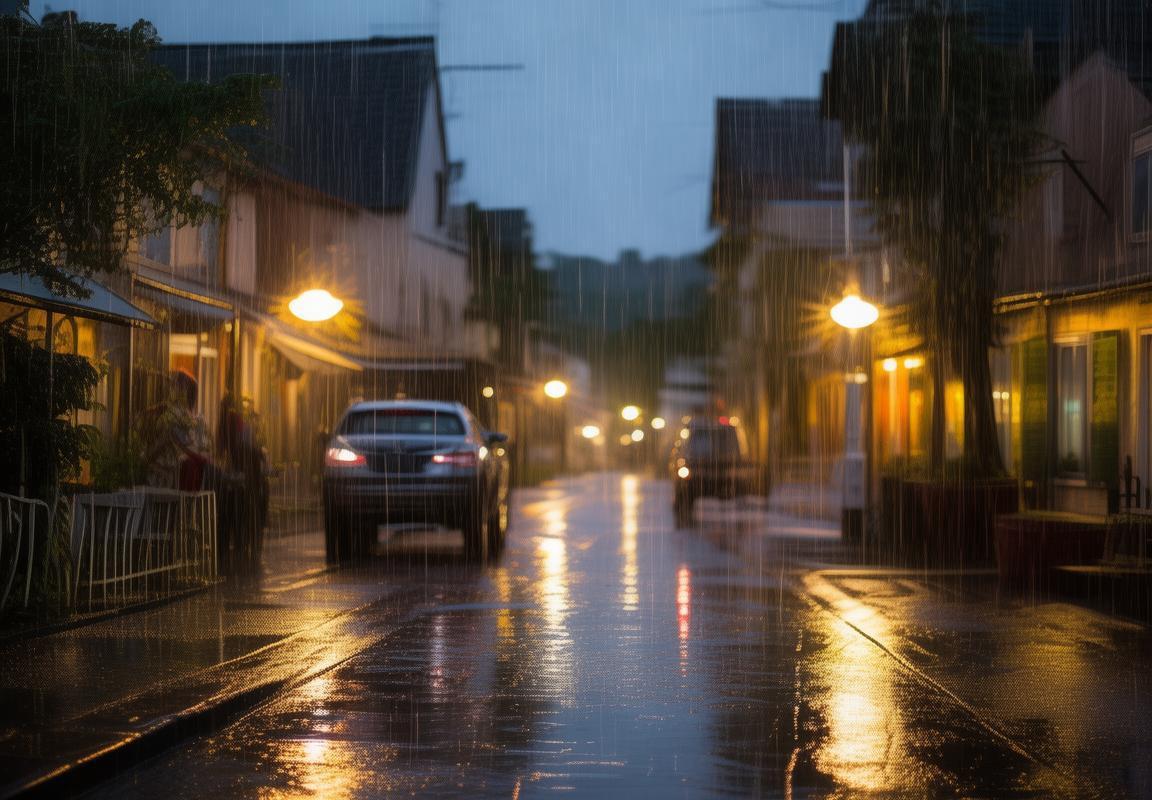 暴雨治愈：沙石镇的雨中时光与心灵治愈之旅