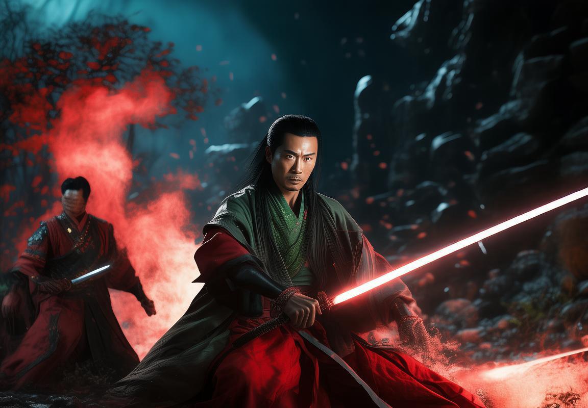 口袋妖怪红绿篇：鬼谷八荒月华剑士华丽剑术展武侠情怀