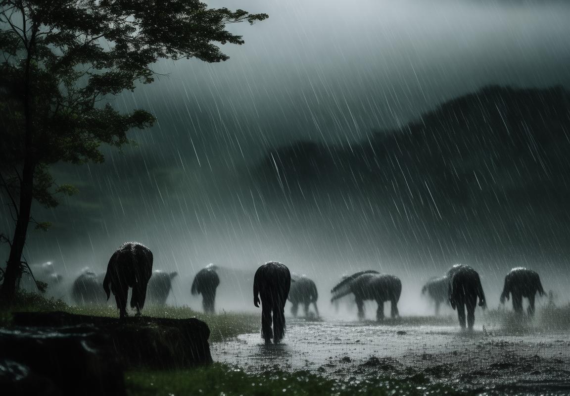 夏日暴雨中的强者对决：弱肉强食法则见证成长