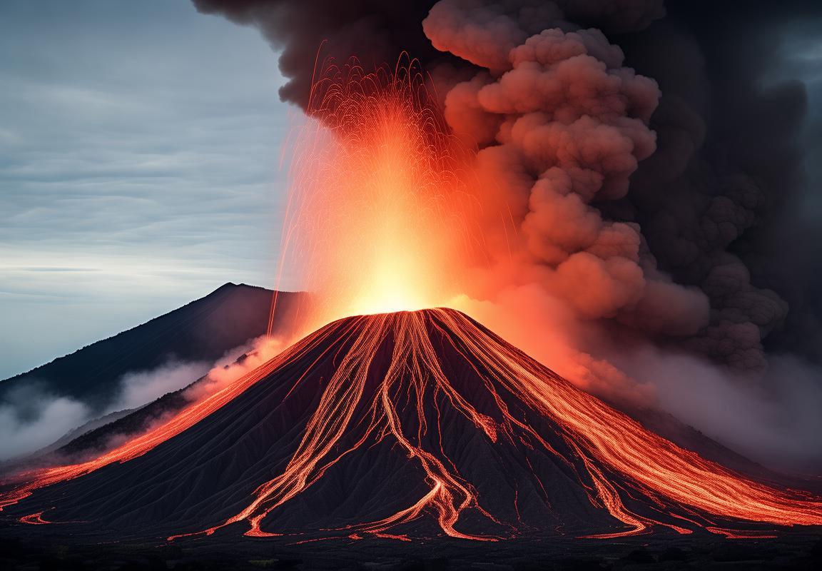 印尼伊布火山喷发：黑暗中的惊喜与疯狂视觉盛宴