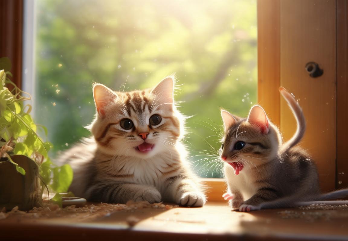 猫鼠欢乐互动，温馨古墓探险：星辰下的友谊与剑法奇遇