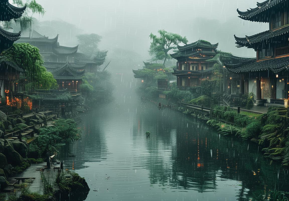 江南烟雨中的次元融合：塞尔达与使命召唤的江南百景图之旅