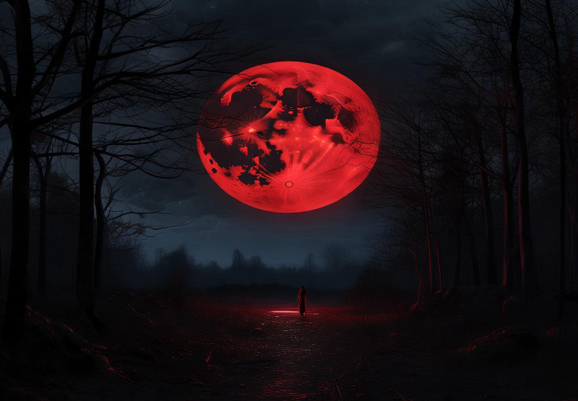 月黑风高夜：探寻神秘血月的古老传说