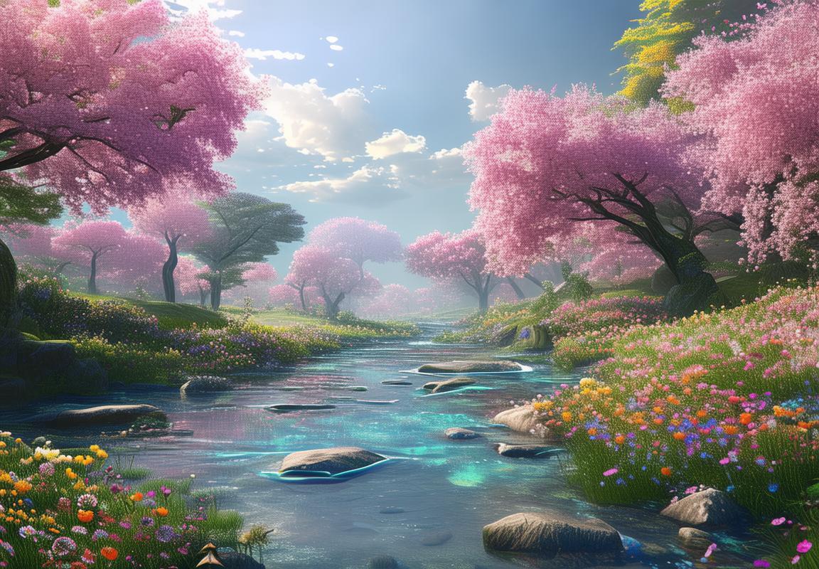 幻靈仙境：四季如春的自然画卷
