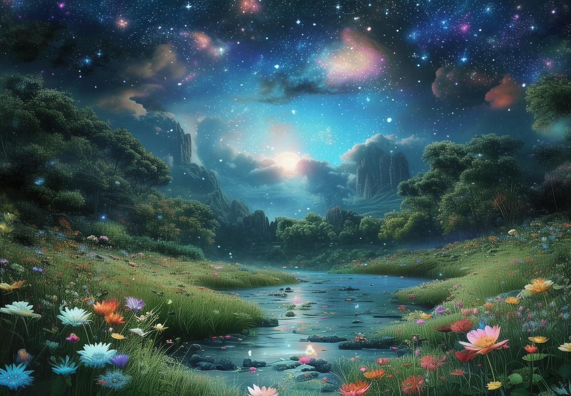 梦幻仙界：人间仙境的云端漫步与仙草灵丹传奇