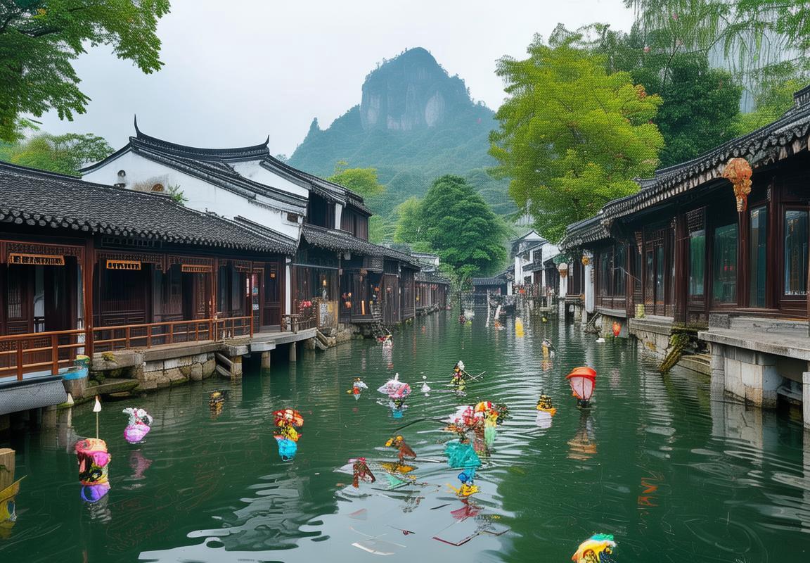 江南水乡游戏王百景图：诗意之旅欢乐畅游
