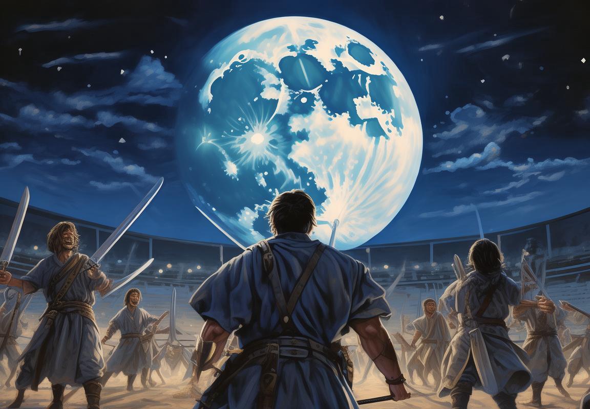 月光剑士竞技场欢乐夜，剑光笑声不停
