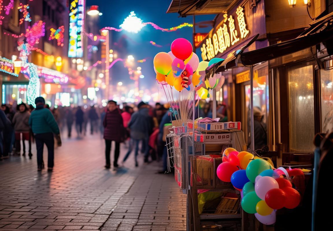 跨年夜街头卖气球没回本，惊喜梦想照亮星星夜