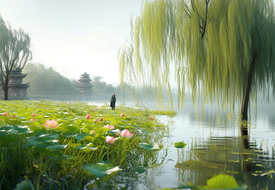梦回江南·风和日丽江畔漫步·梦幻画卷