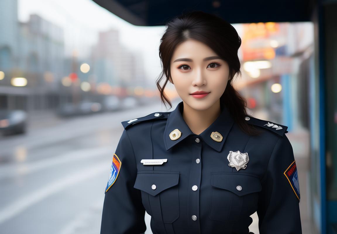 哈尔滨警花神似景甜，街头正义之光，温暖人心