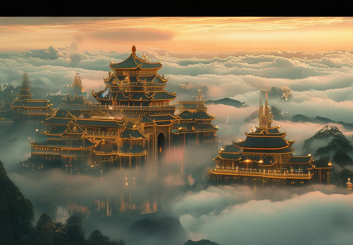 梦幻天宫：云端仙境的梦幻之旅与挑战