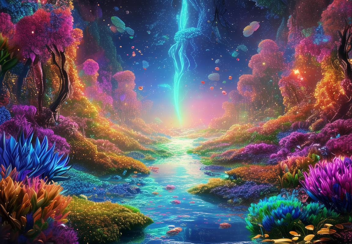 梦幻之旅：探秘五彩幻靈仙境