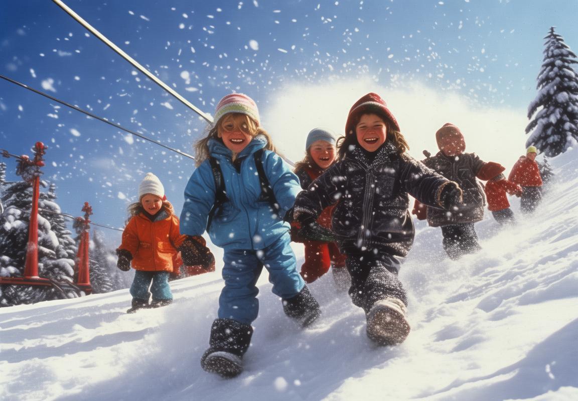 冬天雪场缆车意外掉落：孩子们的勇敢冒险故事