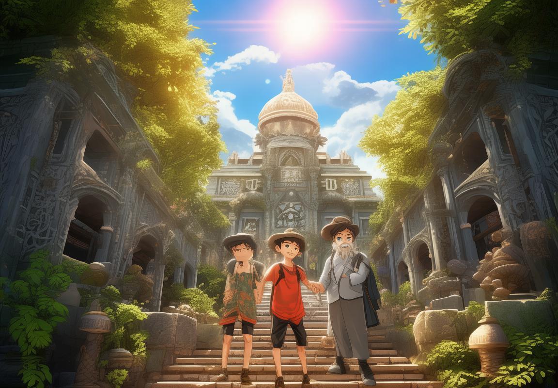 小新与博士的暑假神秘神庙冒险之旅
