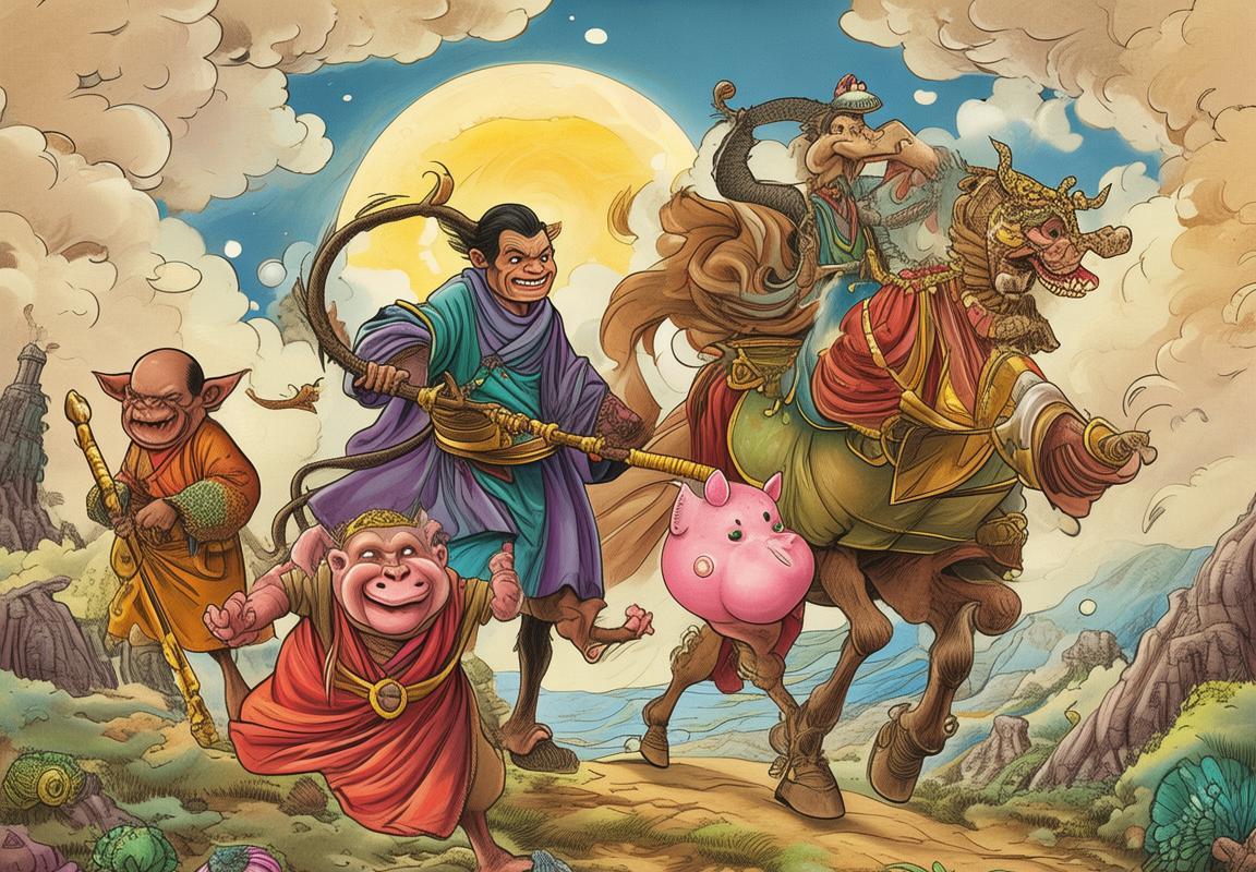 西游记师徒四人取经之路：笑料百出，热血激荡