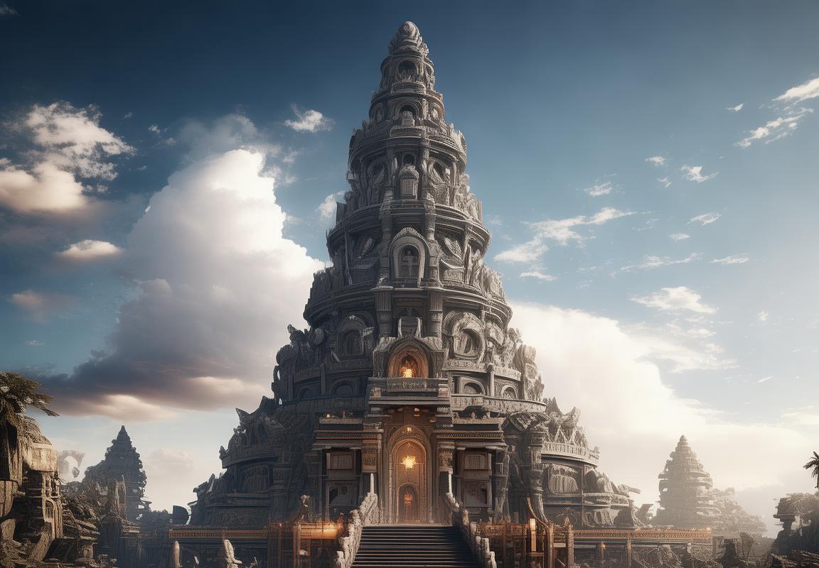 探寻古代奇迹：通天塔的智慧与梦想之谜