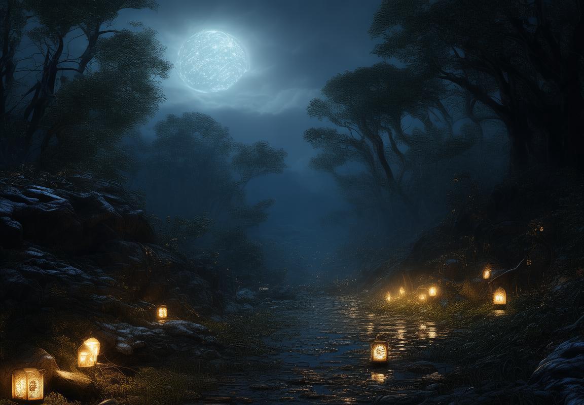 夜色中的温暖与希望：黑暗中的故事展开
