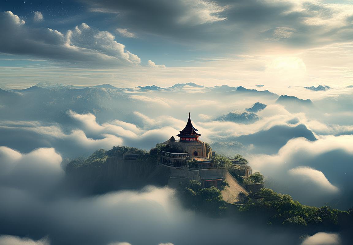 梦幻天宫：尘埃中的仙境之旅