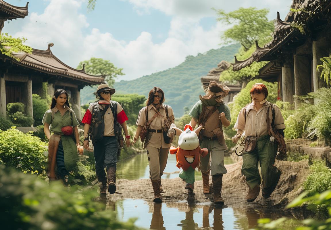 口袋妖怪红绿江南百景图：诗意盎然，团队协作，挑战惊喜，梦想经典