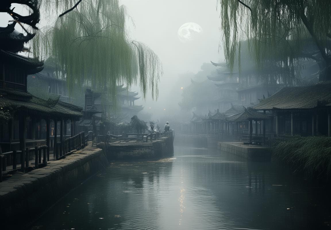 梦回江南水乡：岁月长河中的烟雨朦胧
