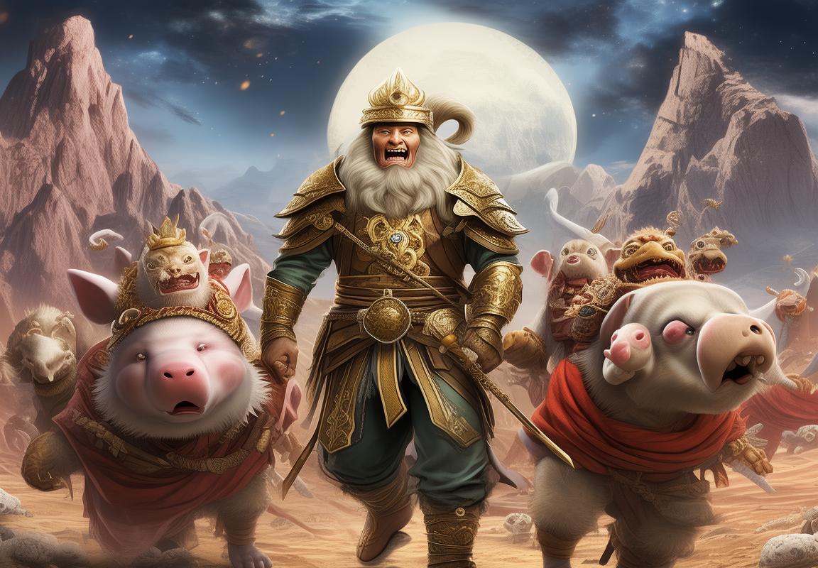 西游伏魔录：师徒英雄的奇幻挑战与成长之旅
