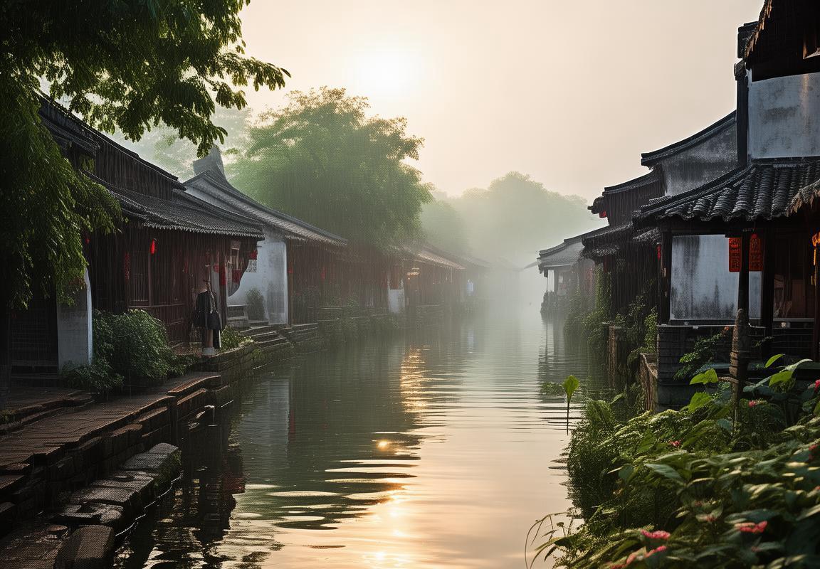 江南诗意之旅：侠盗猎车手江南百景图，诗意盎然享受田园生活