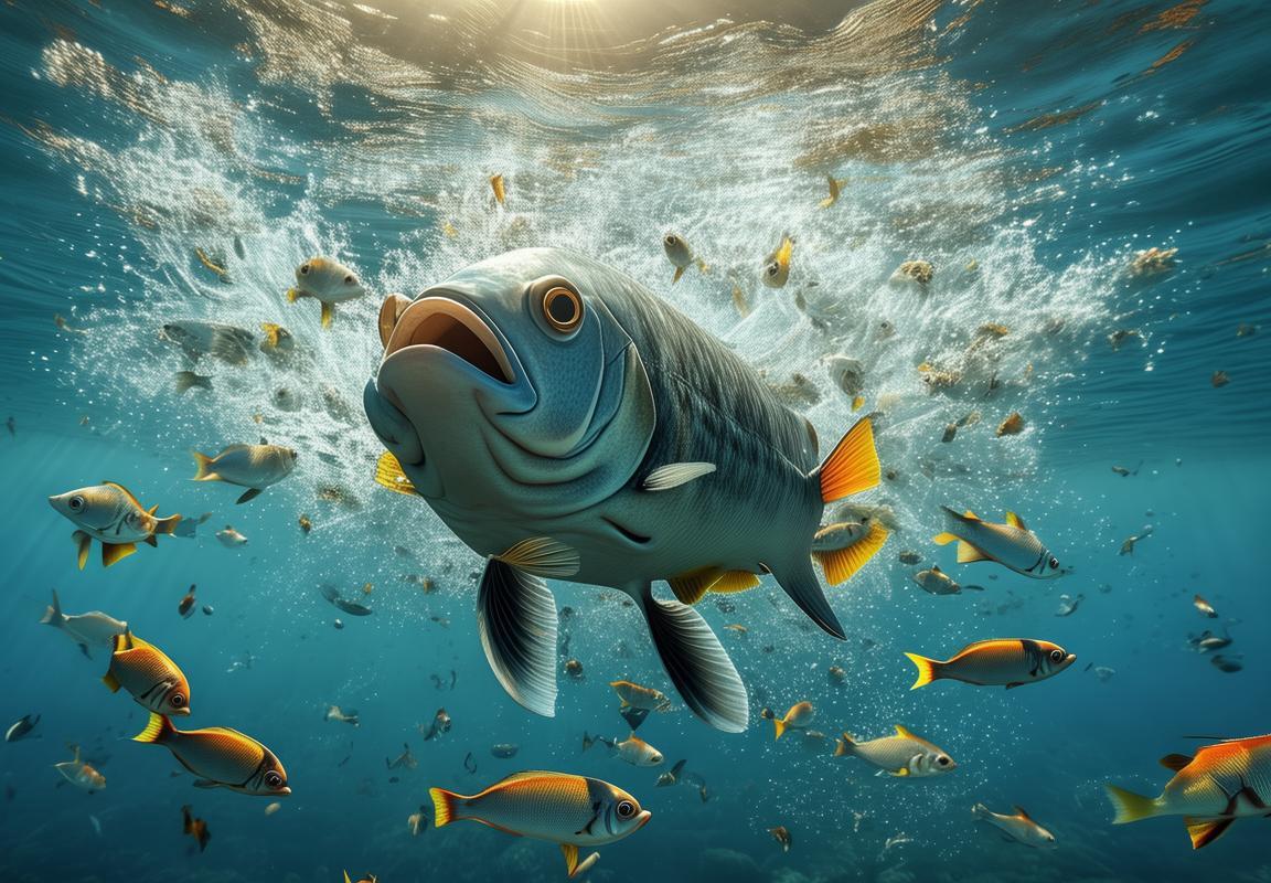 大鱼吃小鱼：无尽吞噬中的海洋生物欢乐互动