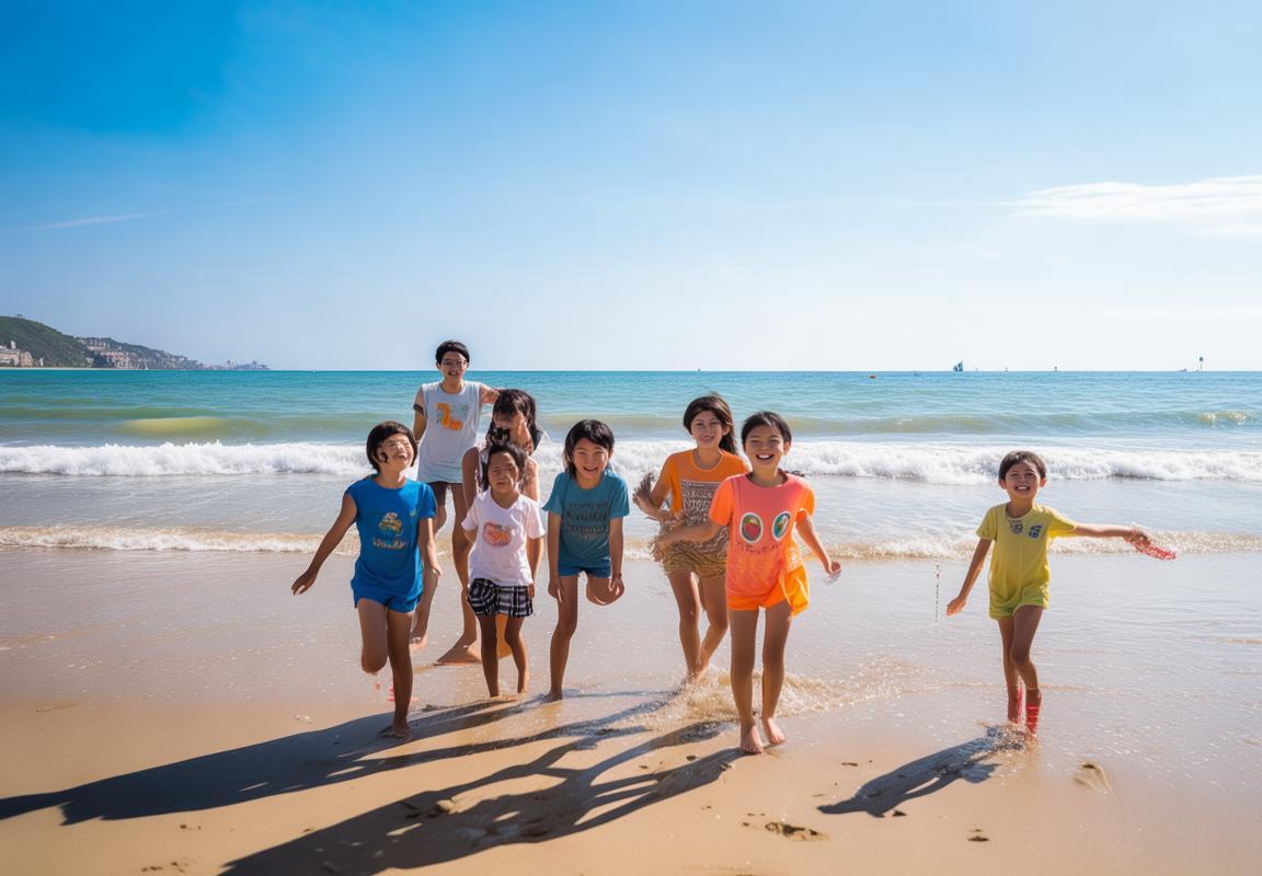 山东海滩欢乐之旅：蔚蓝海岸，留影驱散美好时光