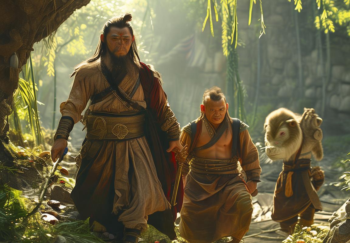 西游伏魔录：师徒英雄勇闯黑暗，重拾金箍棒挑战重重