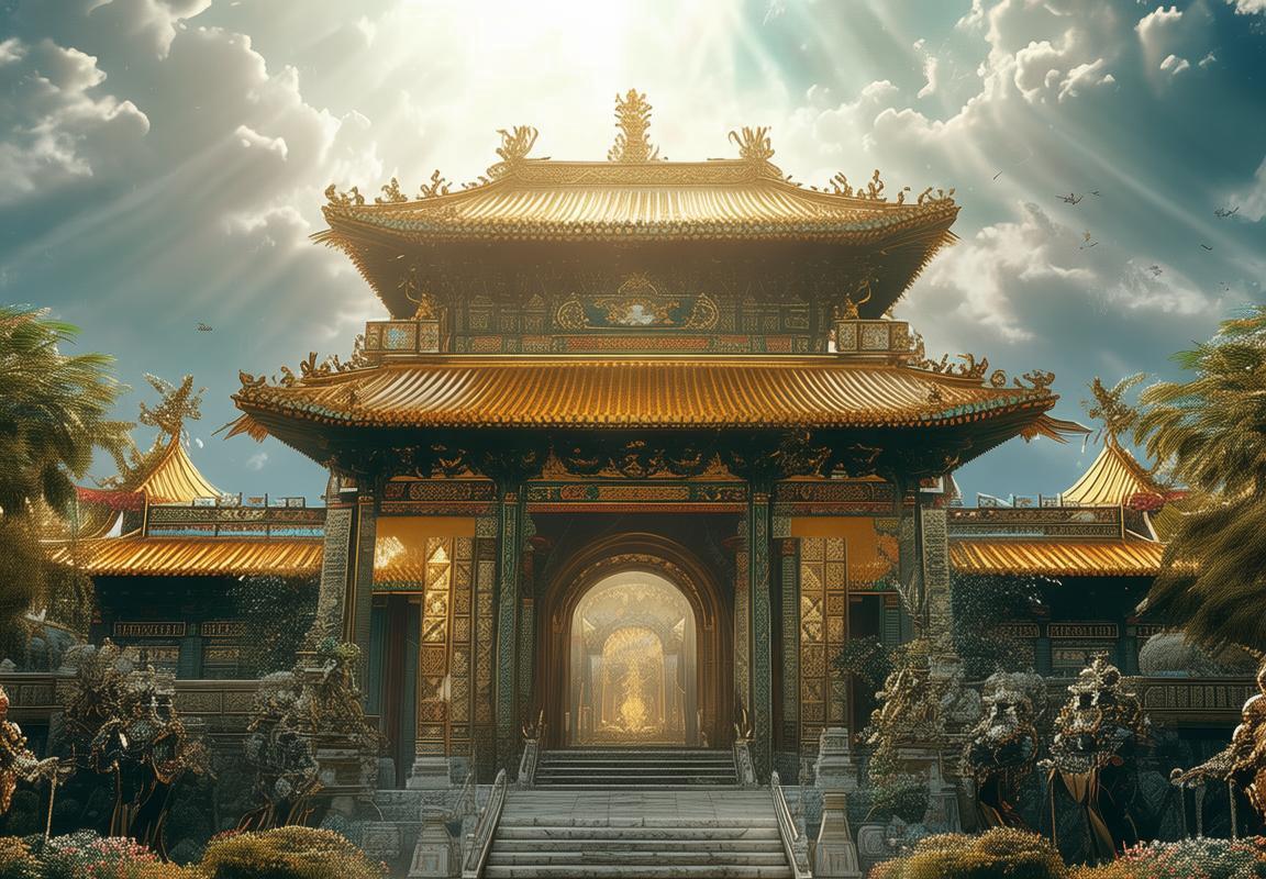 梦幻天宫：探索仙境的梦幻之旅