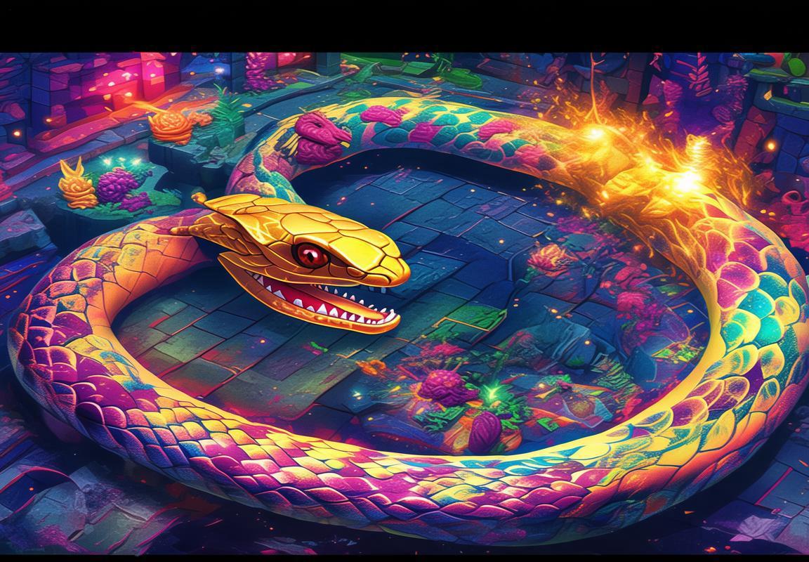 贪吃蛇大作战》升级版：趣味挑战，降妖除魔冒险之旅！