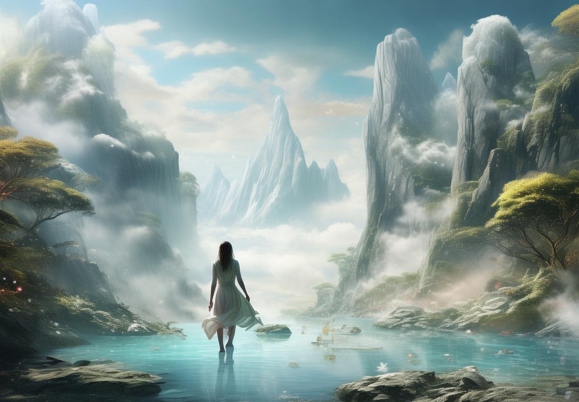 梦幻仙界之旅：探寻仙山琼阁与灵泉圣水