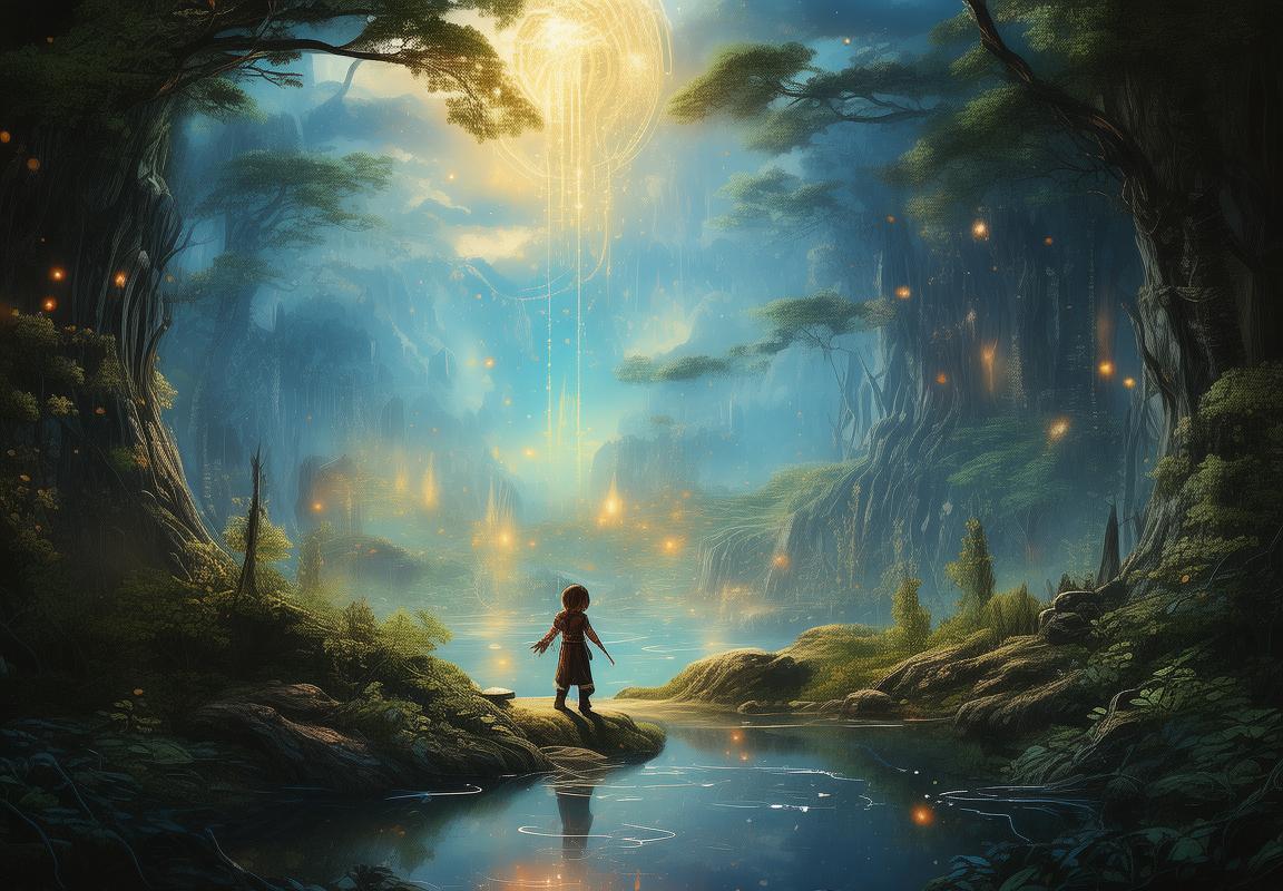 圣光降临：勇敢少年的奇幻梦想之旅