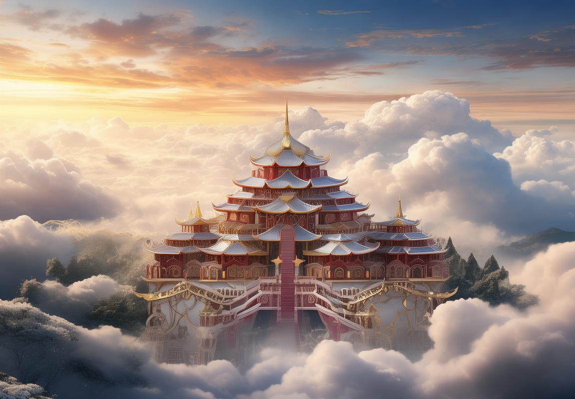 梦幻天宫之旅：星空下的仙境体验