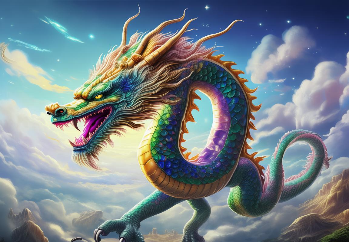 九天御龙传奇：中华民族传说中的神秘龙神兽故事