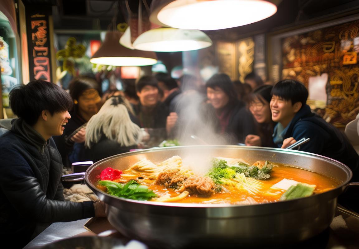 火锅店半是韩国友，共享美食欢乐多