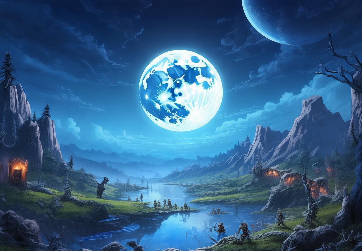 蓝月大陆传奇冒险：挑战奇幻旅程