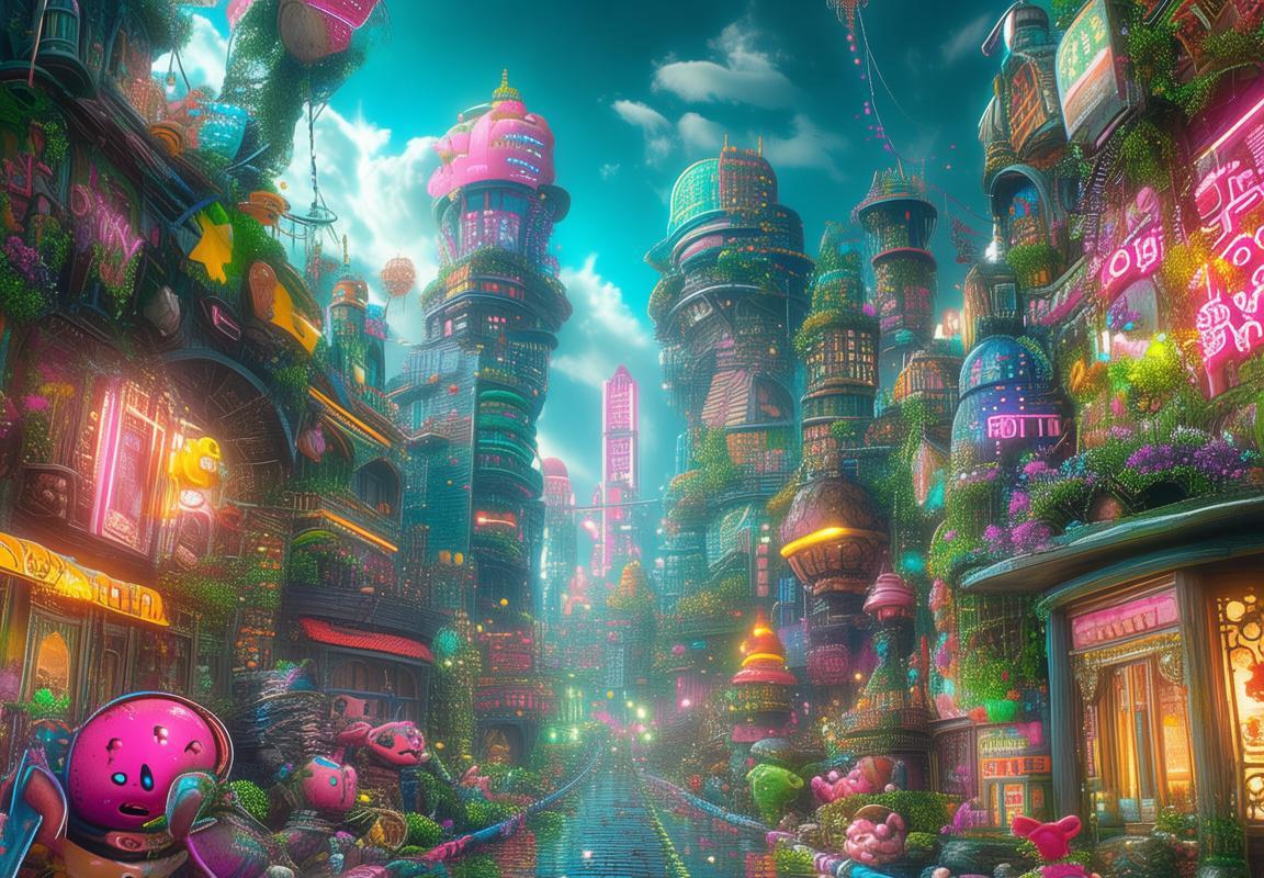 蜡笔小新×生化奇兵：梦幻都市色彩盛宴