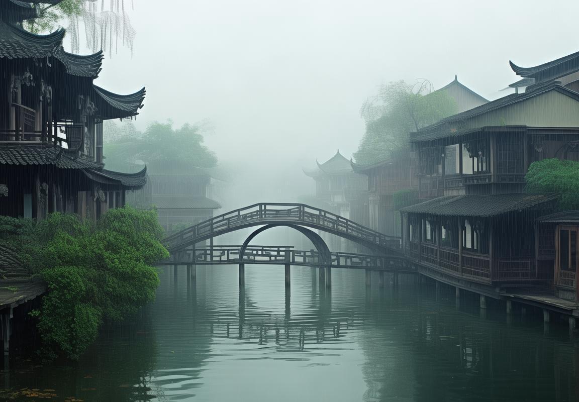 梦回江南烟雨，水乡情韵悠悠
