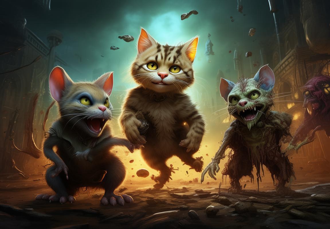 猫鼠联手大战僵尸：奇幻冒险猫鼠大战僵尸记