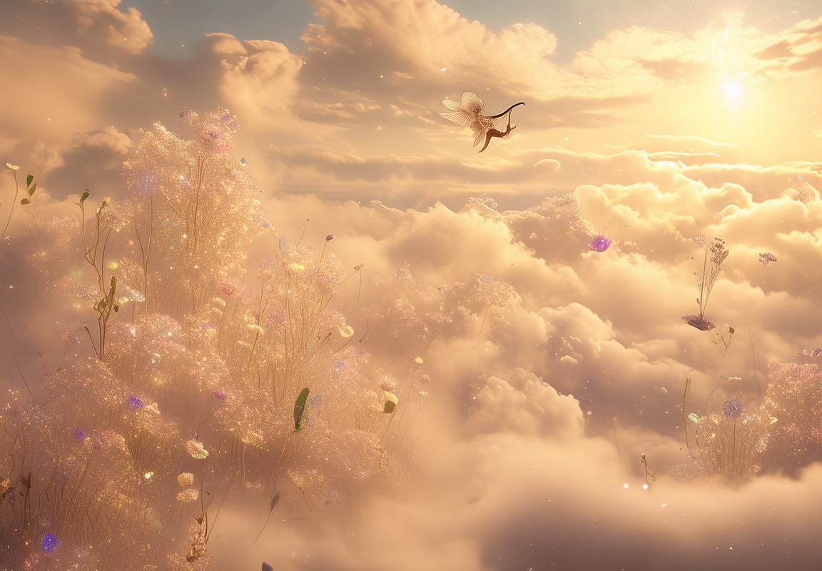 探寻梦幻仙界：云雾轻抚下的传说与美景