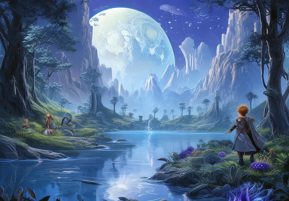 蓝月大陆：勇敢少年的奇幻魔法冒险之旅