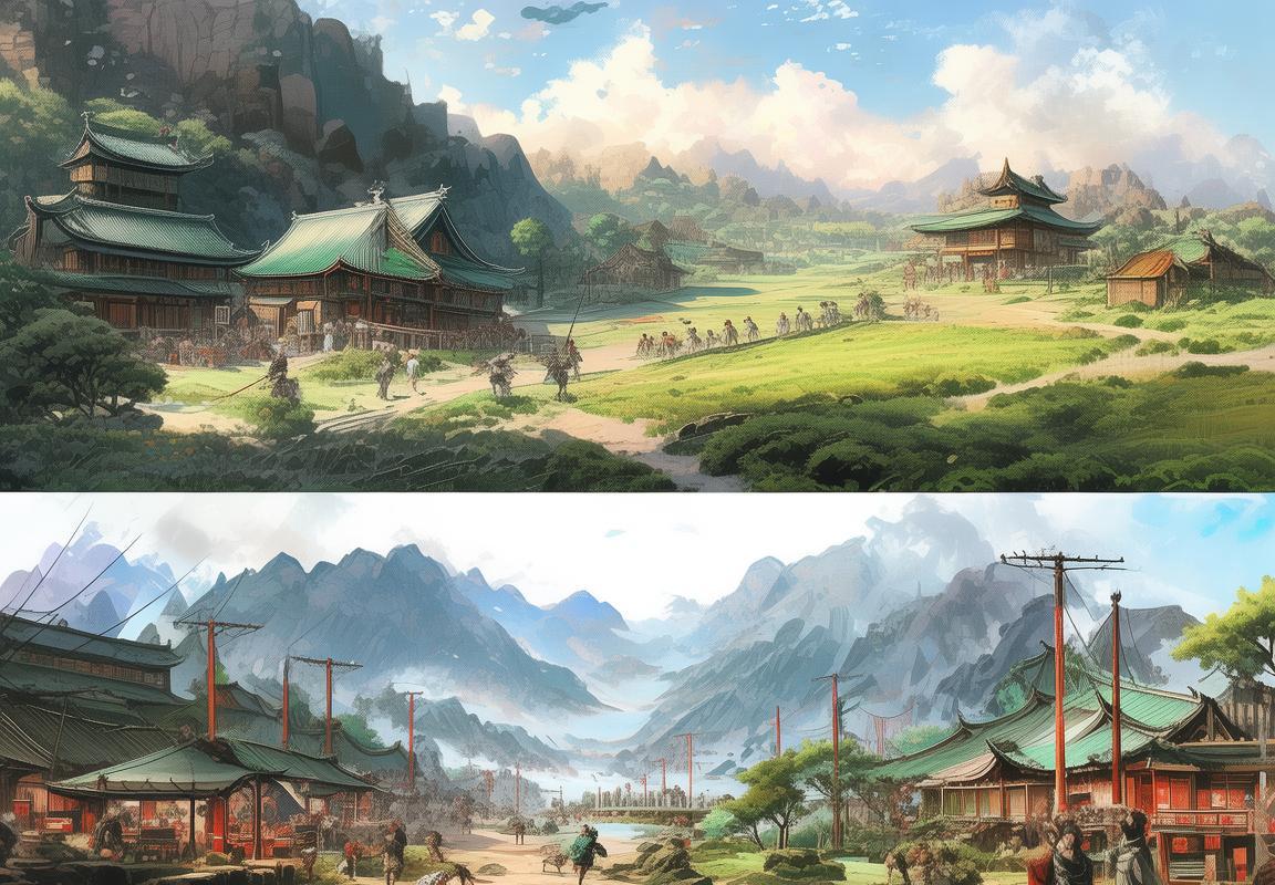 三国战纪田园梦：梦想之都的城市画卷