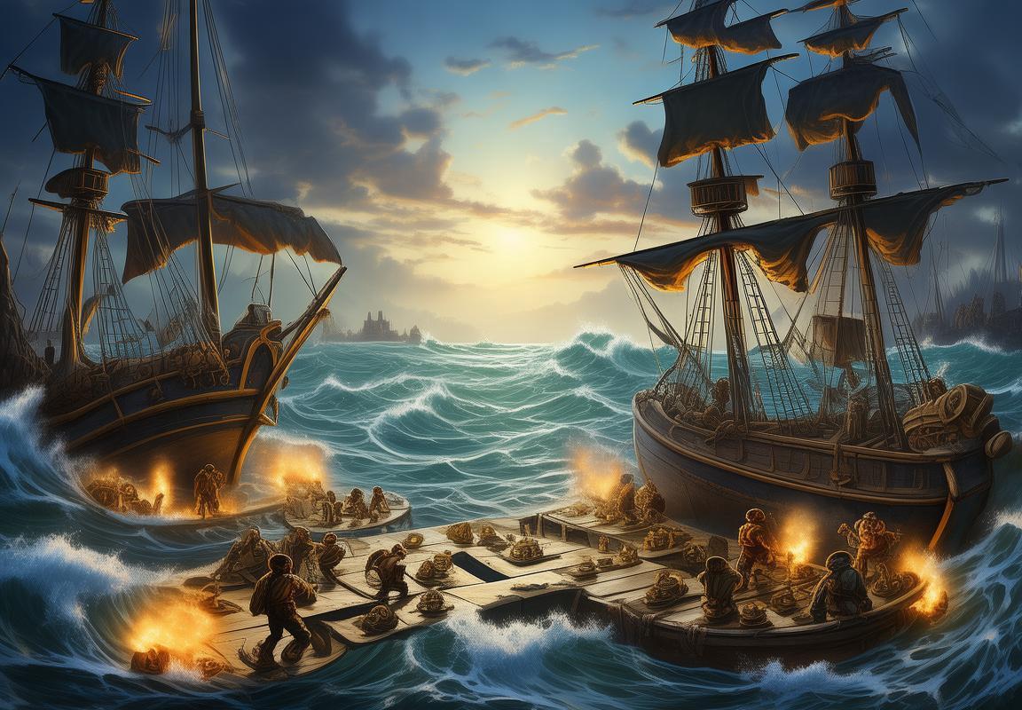 德雷克船长宝藏传奇：海洋探险与象棋博弈之旅