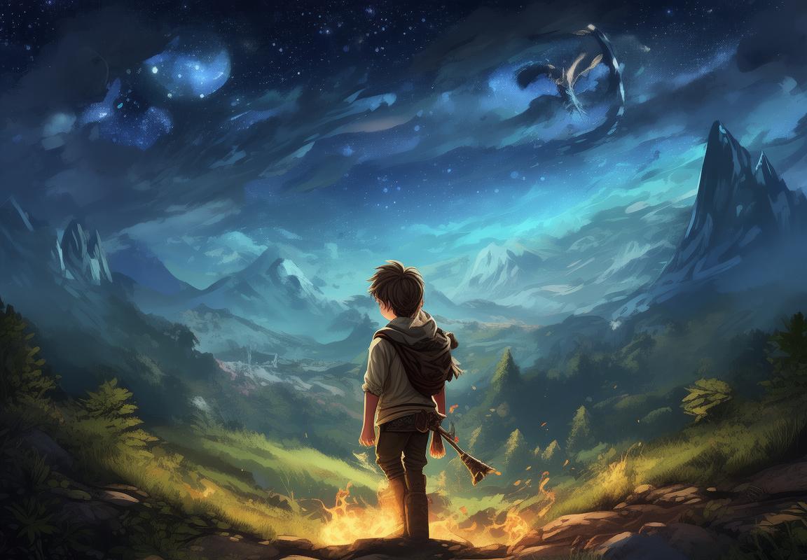魔龙之魂传奇：少年奇幻冒险之旅，点亮梦想星空