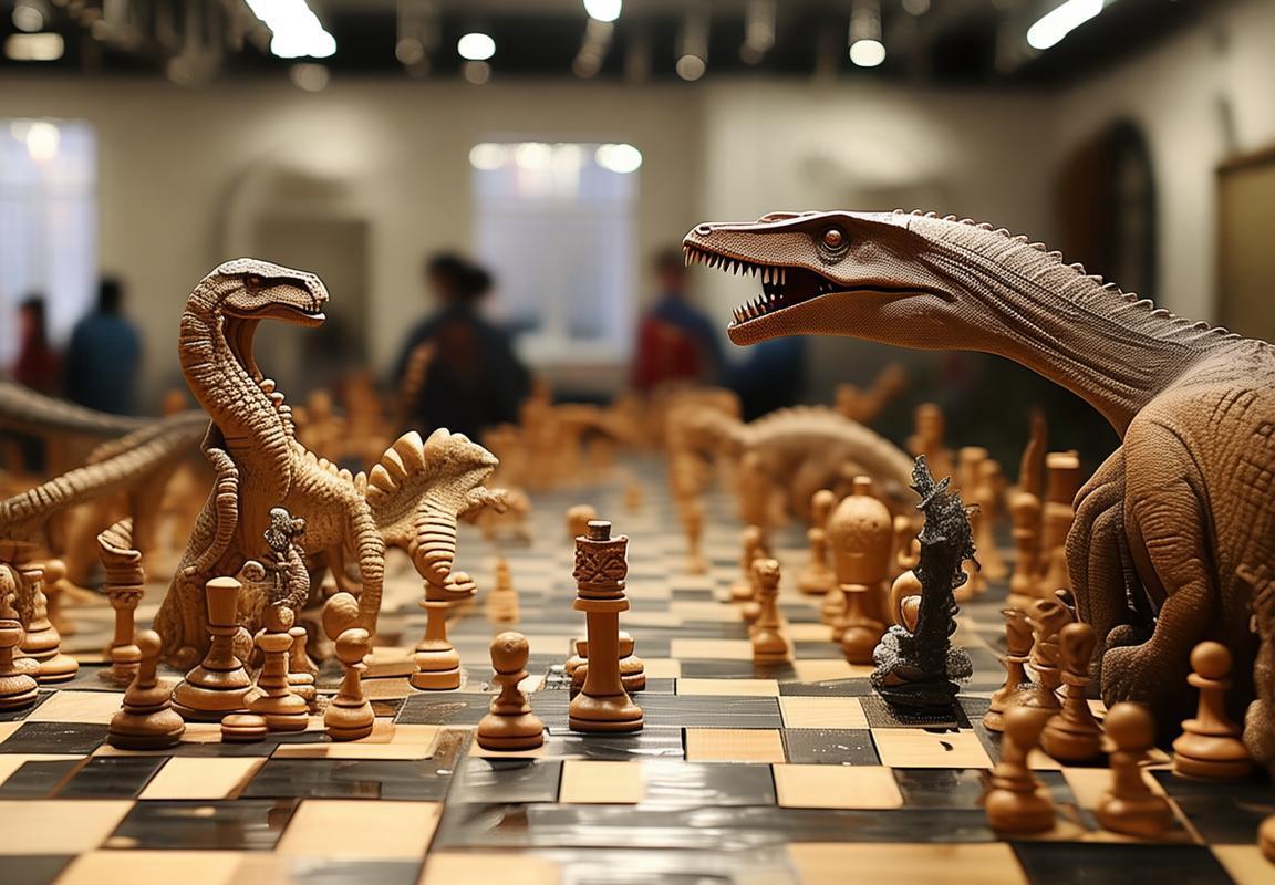 三少象棋新布局：恐龙世界奇幻冒险之旅